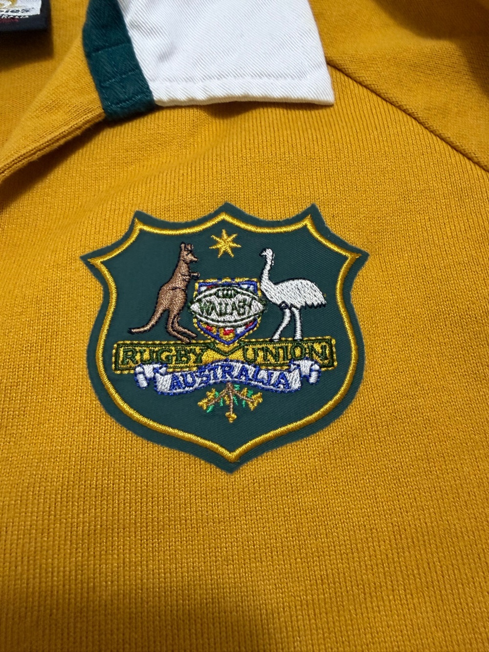 Vintage Australia Rugby Wallabies Quarter Sleeve Shirt Youth Size 8 - Picture 9 of 15
